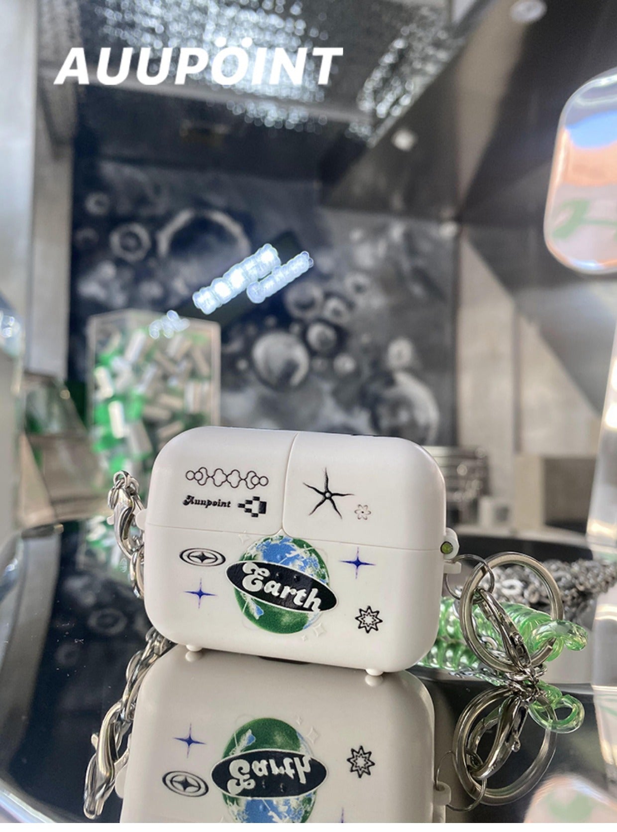 Earth Printed AirPods Case