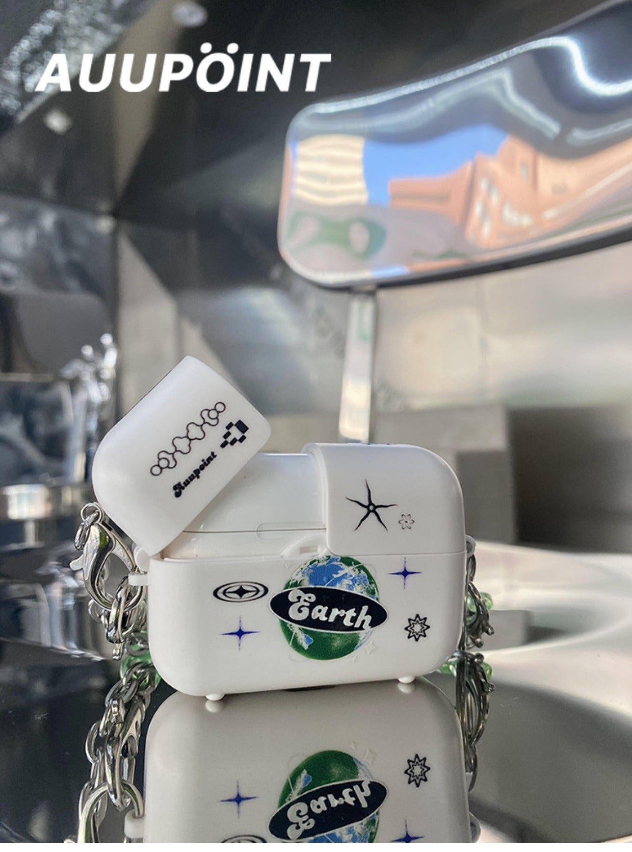 Earth Printed AirPods Case