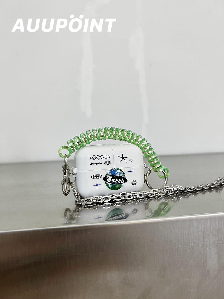 Earth Printed AirPods Case