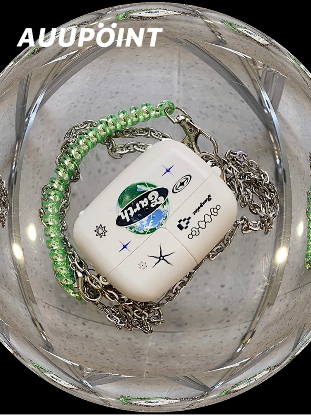 Earth Printed AirPods Case