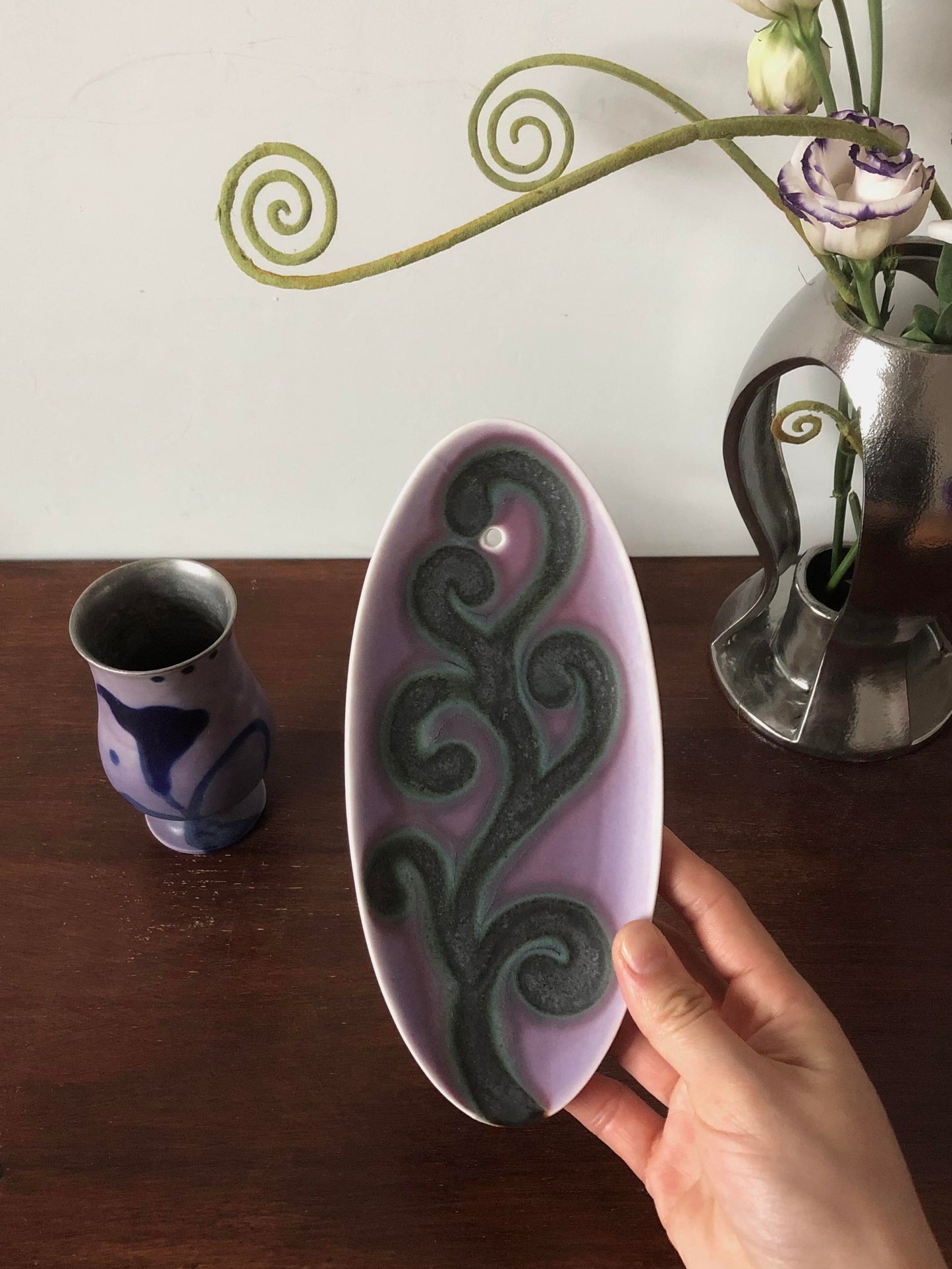 “Echo” Artistic Incense Holder | Plate | Three Fleas