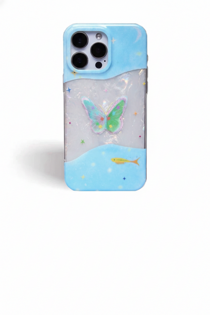 Ethereal Dream: Iridescent Butterfly Phone Case