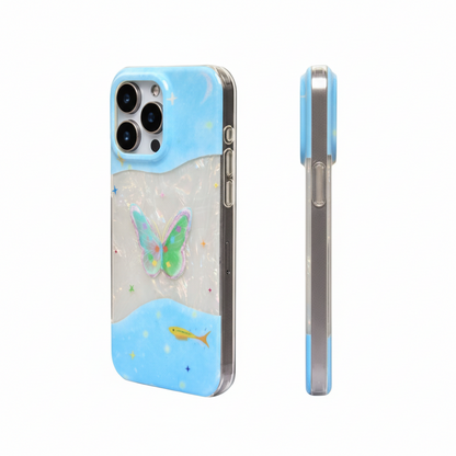 Ethereal Dream: Iridescent Butterfly Phone Case