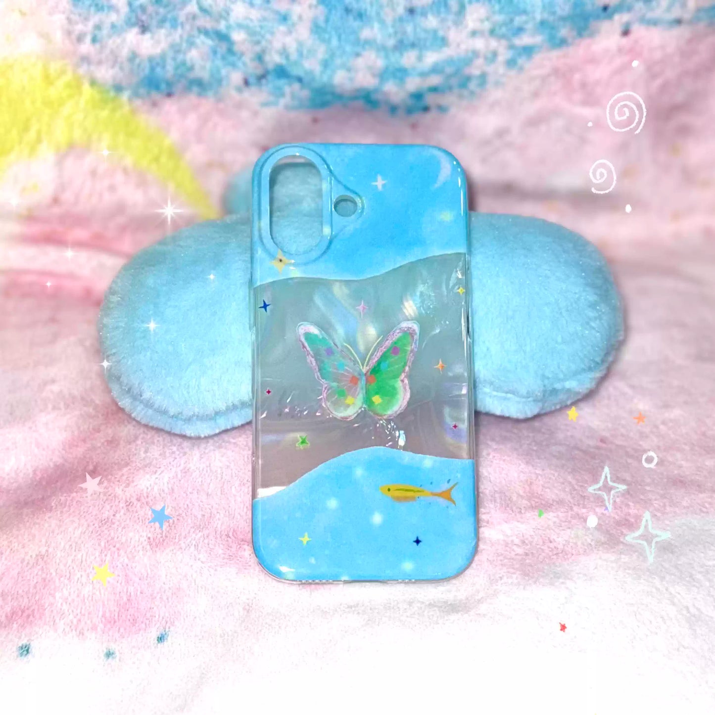 Ethereal Dream: Iridescent Butterfly Phone Case