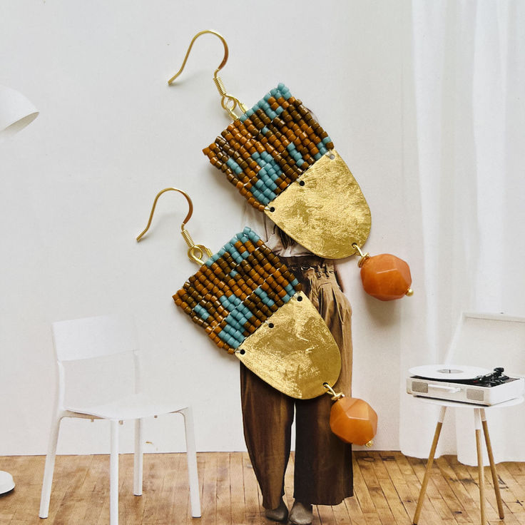 Ethnic MIYUKI Beaded Earrings