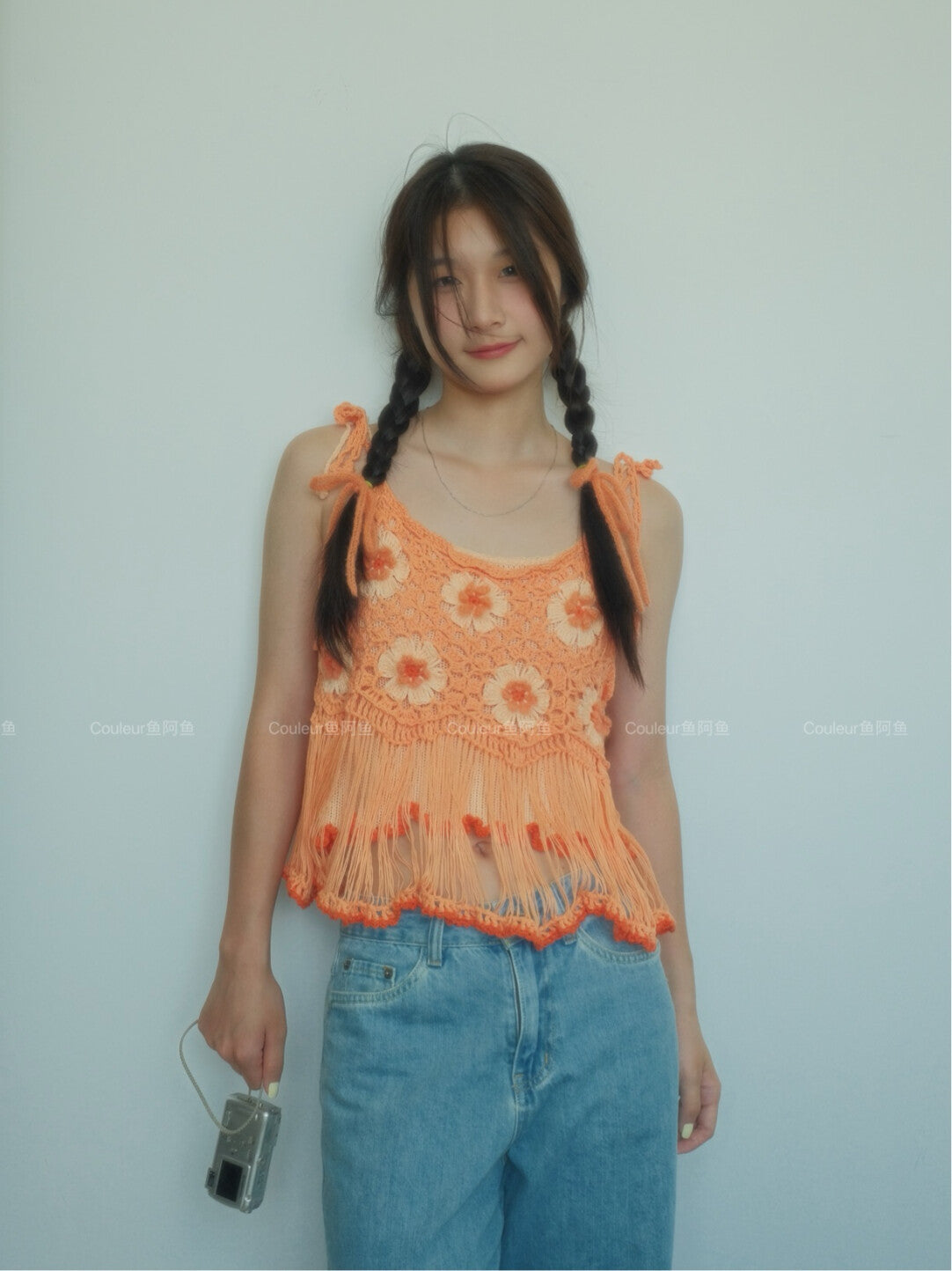 Fairy Tassel Handmade Crochet Top