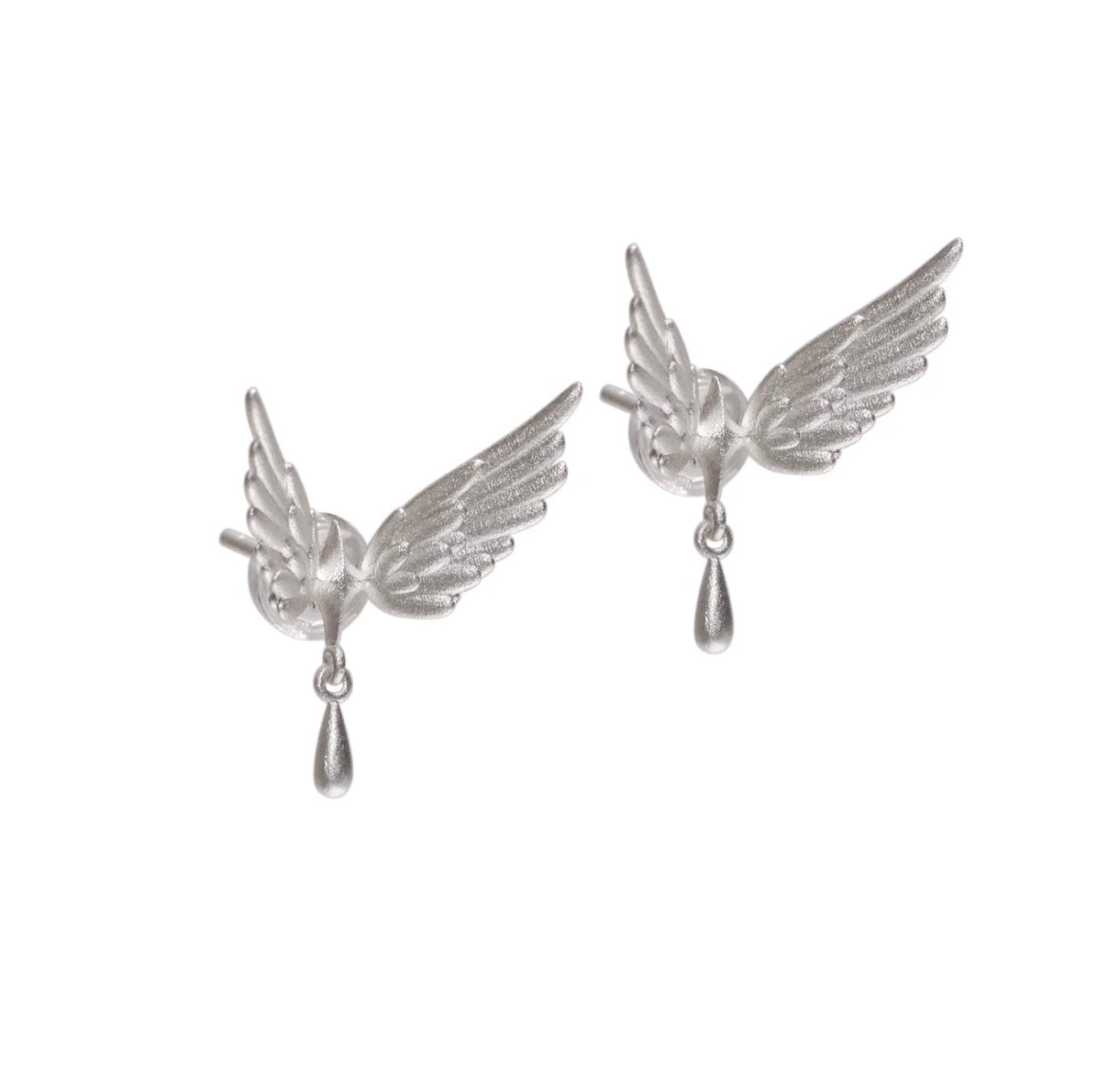 Falling Star Silver Earring