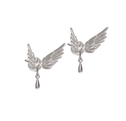 Falling Star Silver Earring