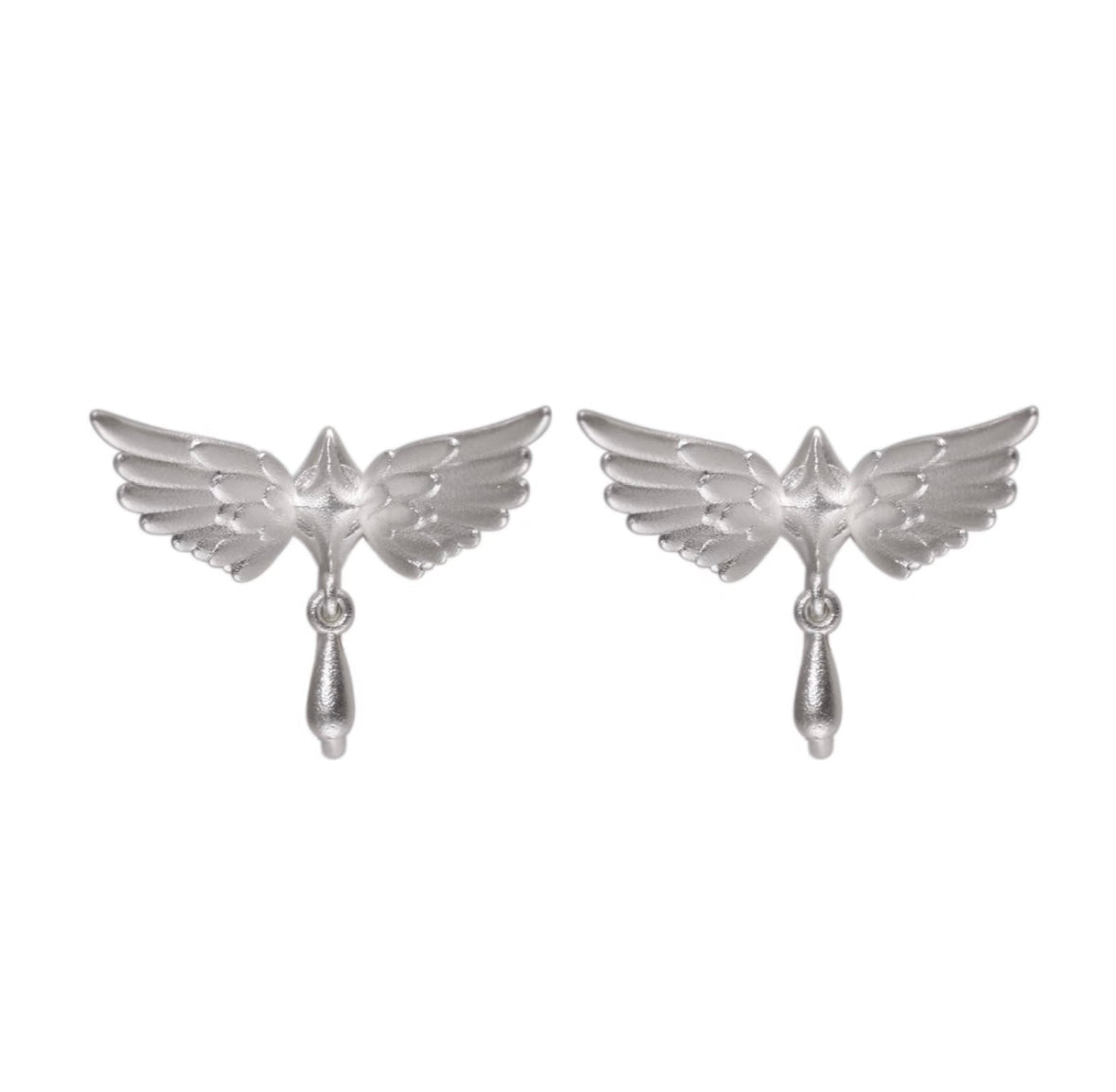 Falling Star Silver Earring