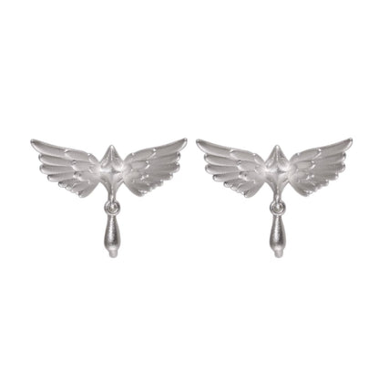 Falling Star Silver Earring