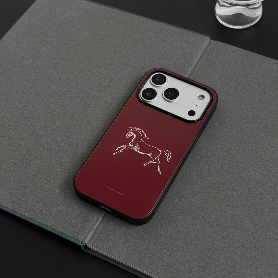 Fearless Horse Art Phone Case | iPhone Case | Three Fleas
