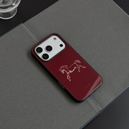 Fearless Horse Art Phone Case | iPhone Case | Three Fleas
