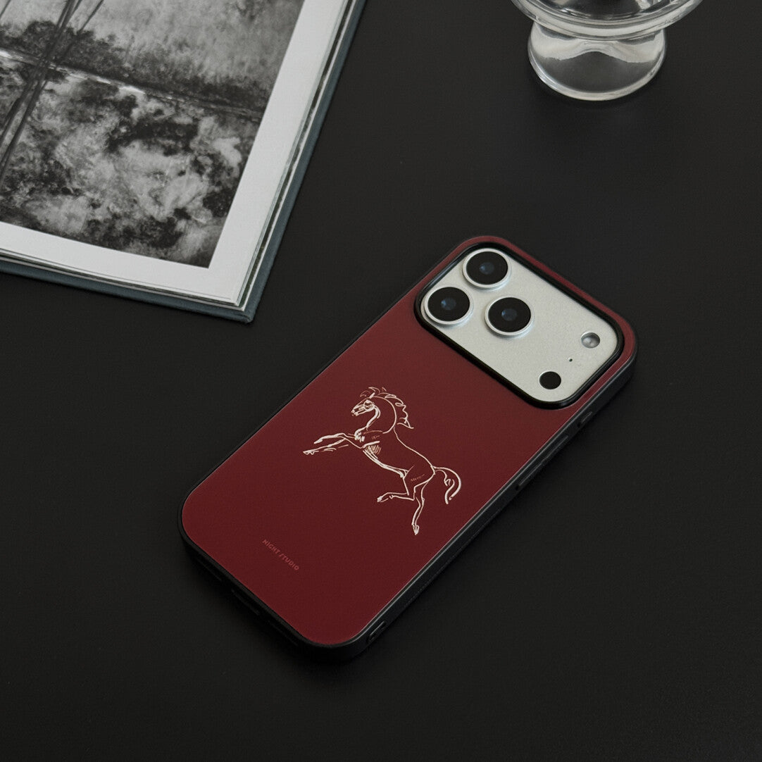 Fearless Horse Art Phone Case | iPhone Case | Three Fleas
