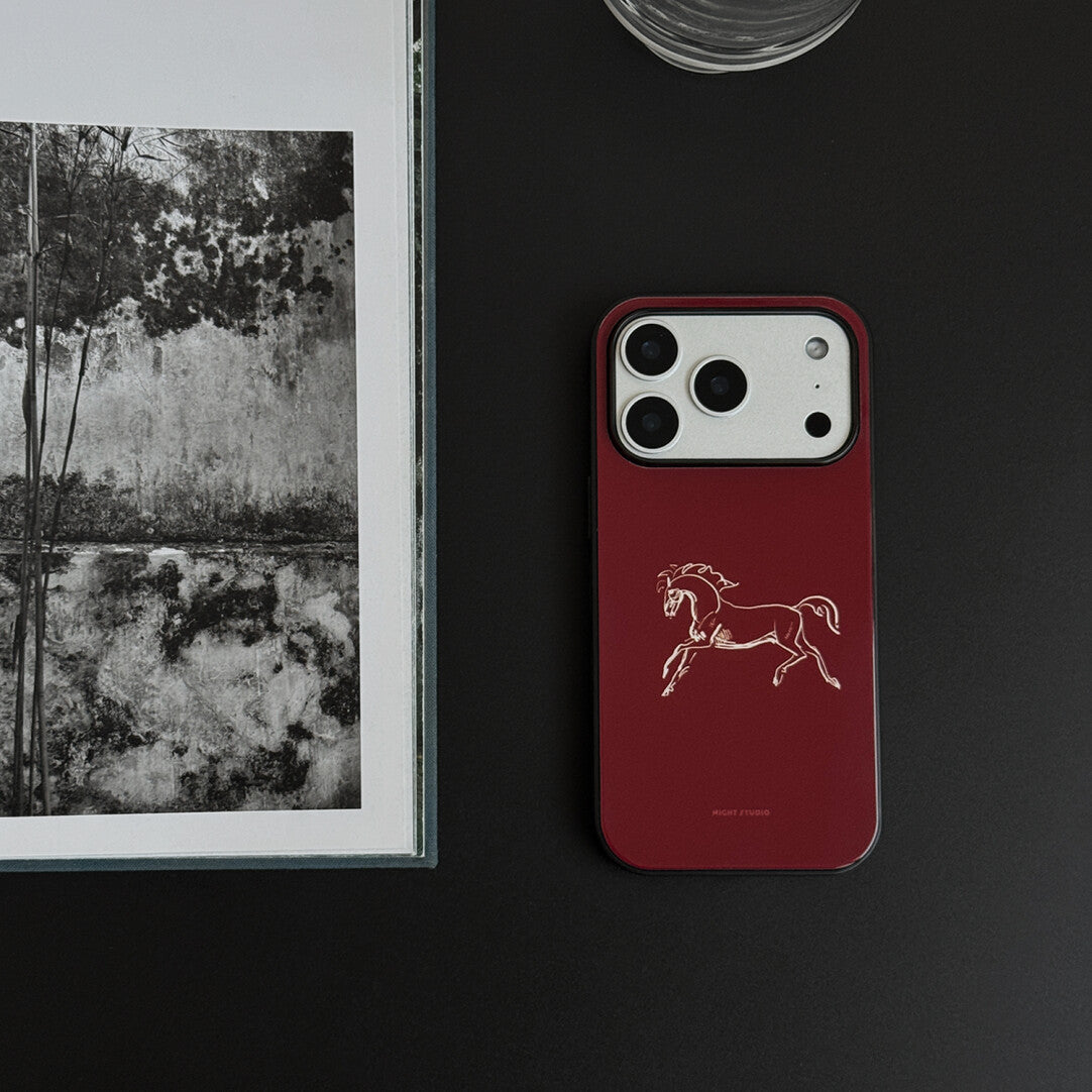Fearless Horse Art Phone Case | iPhone Case | Three Fleas