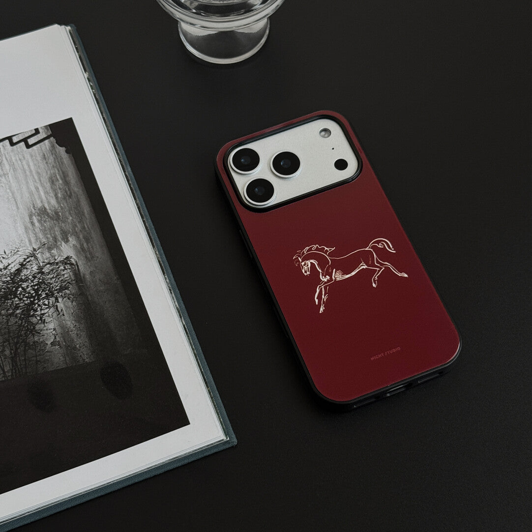 Fearless Horse Art Phone Case | iPhone Case | Three Fleas