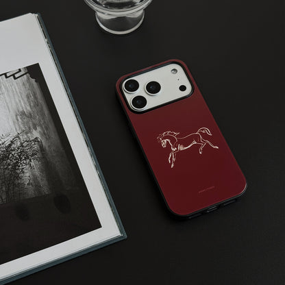 Fearless Horse Art Phone Case | iPhone Case | Three Fleas