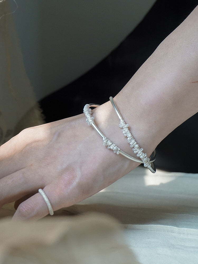 Firefly Sterling Silver Filigree Bracelet