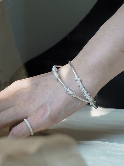 Firefly Sterling Silver Filigree Bracelet