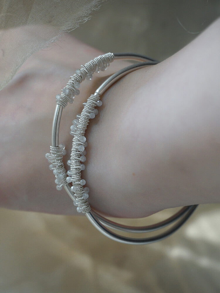 Firefly Sterling Silver Filigree Bracelet