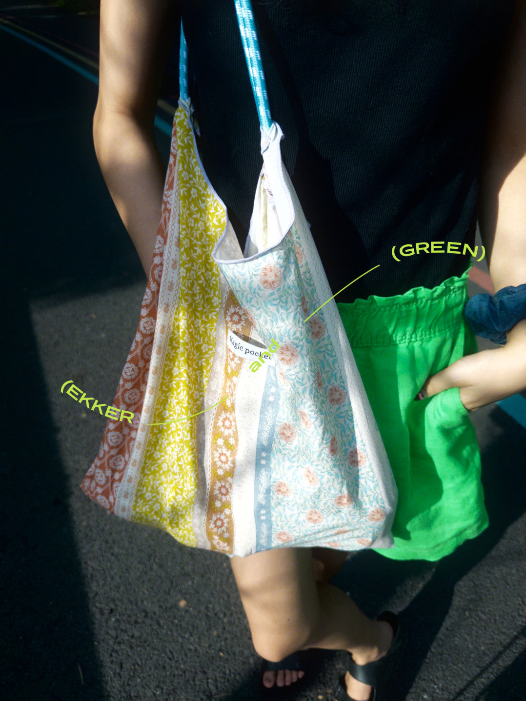 Floral Eco-Friendly Reusable Shoulder Bag