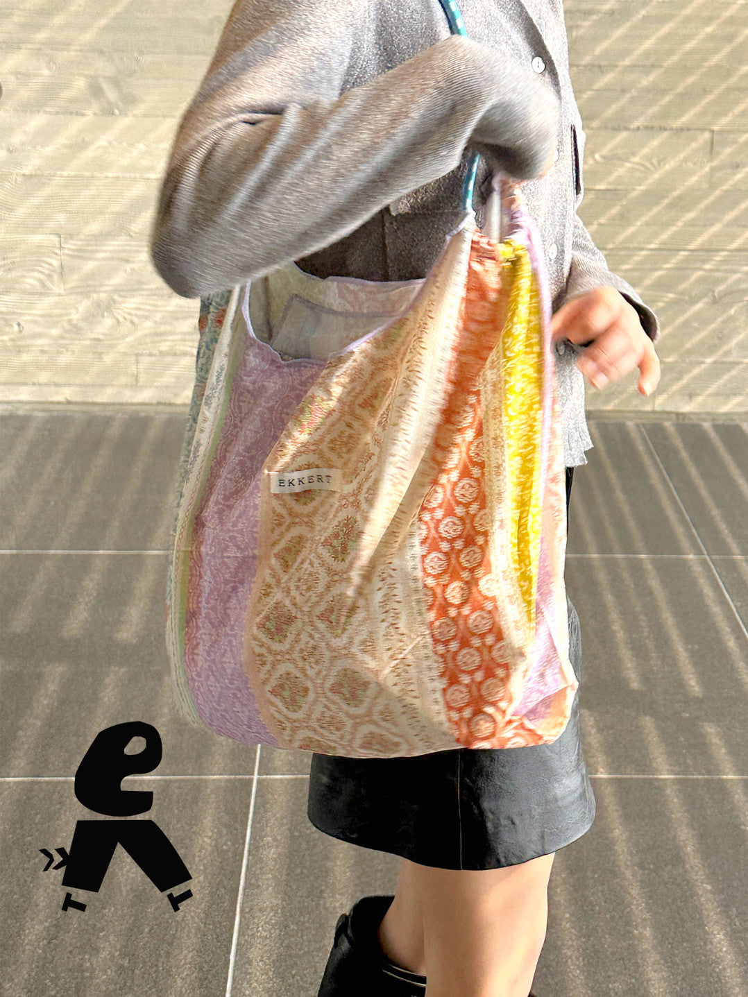 Floral Eco-Friendly Reusable Shoulder Bag