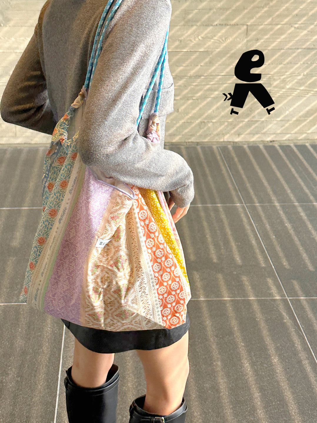 Floral Eco-Friendly Reusable Shoulder Bag