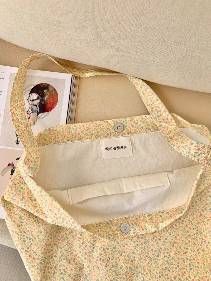 Floral Printed Reusable Tote Bag