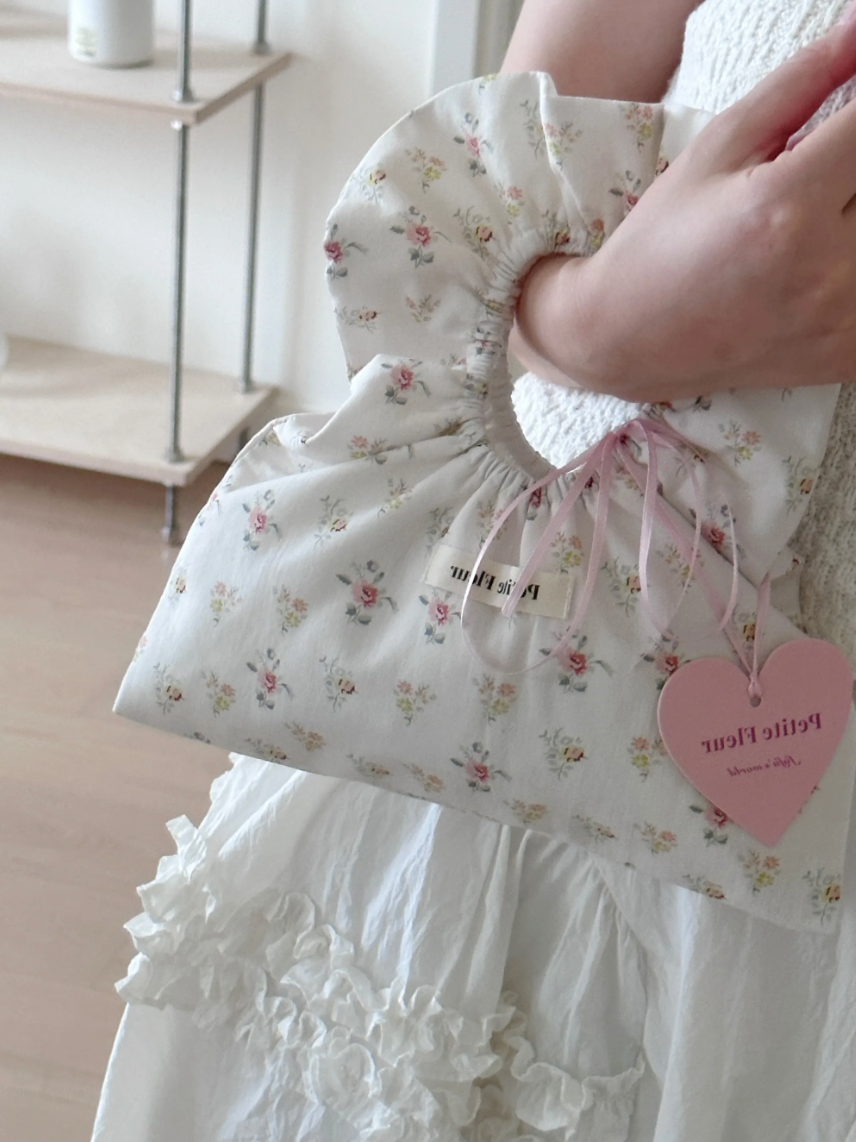 Floral Ruffles Mini Handbag
