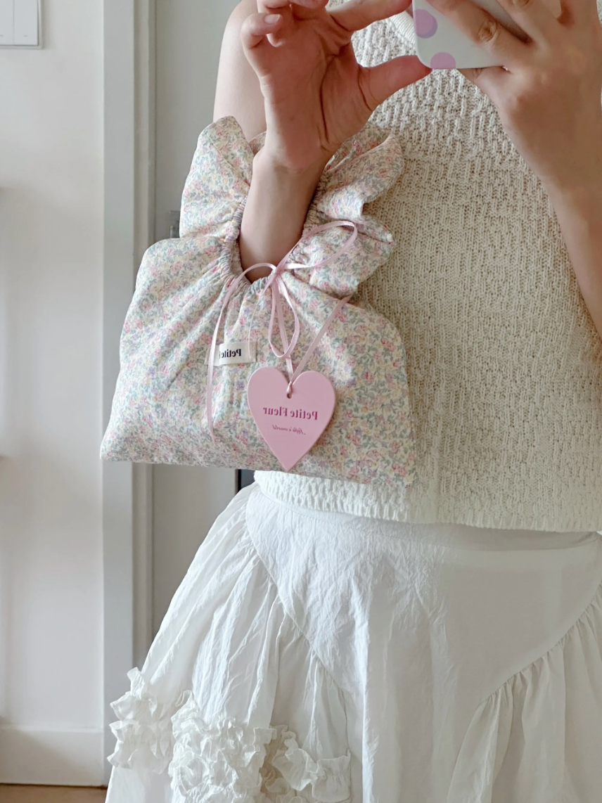 Floral Ruffles Mini Handbag
