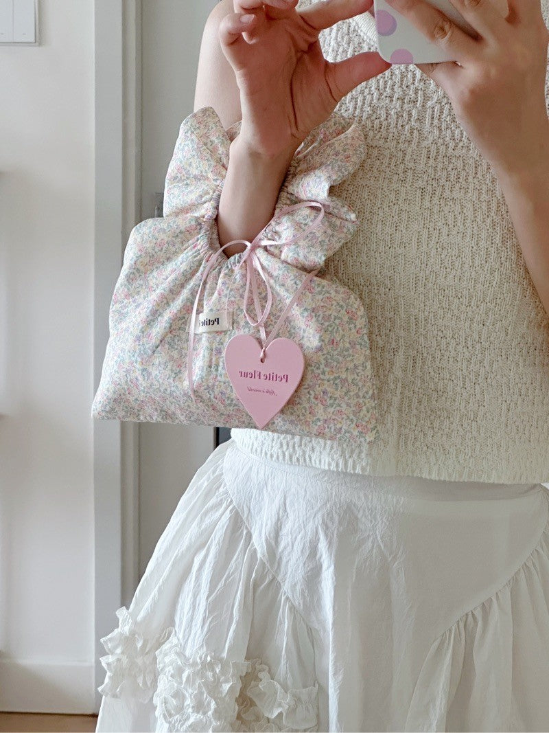 Floral Ruffles Mini Handbag