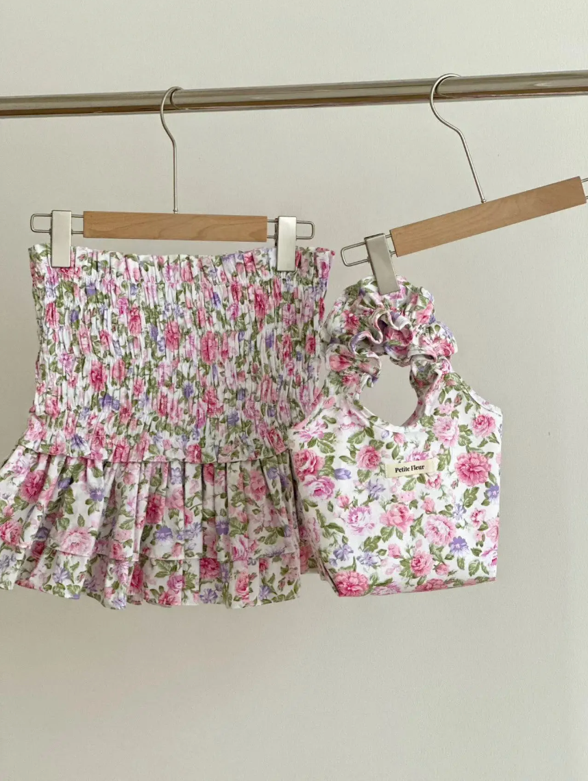 Floral Vacation Bucket Bag