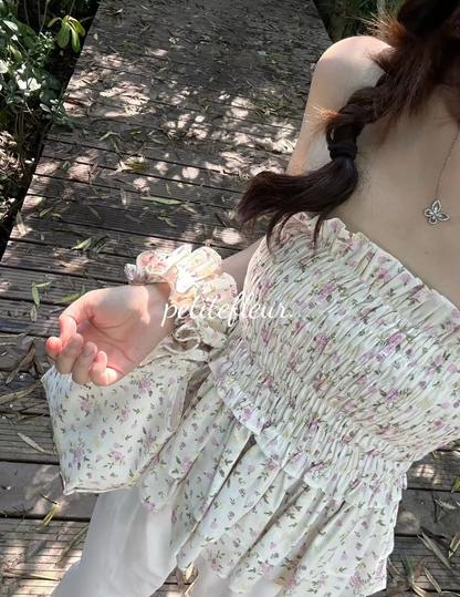 Floral Vacation Bucket Bag