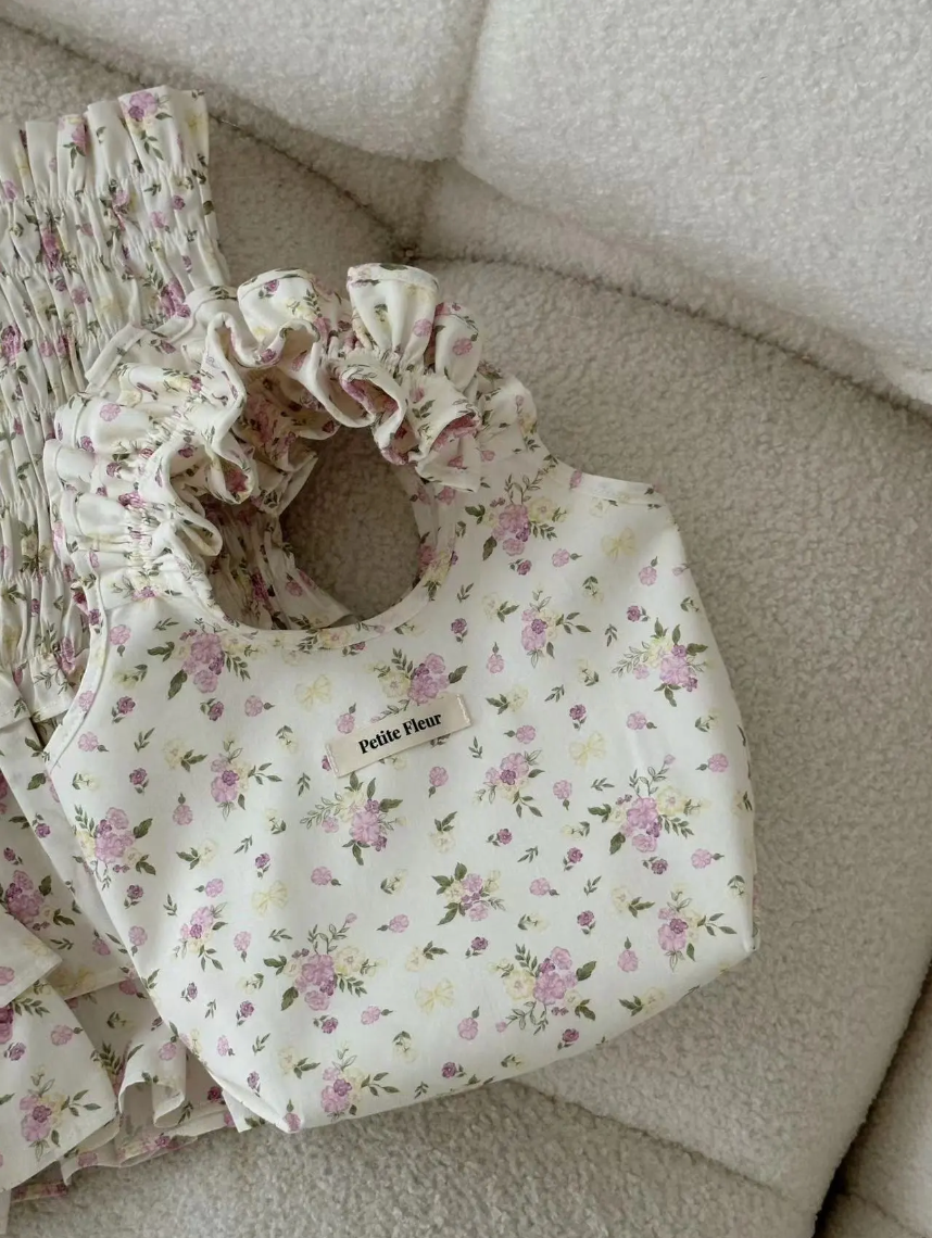 Floral Vacation Bucket Bag