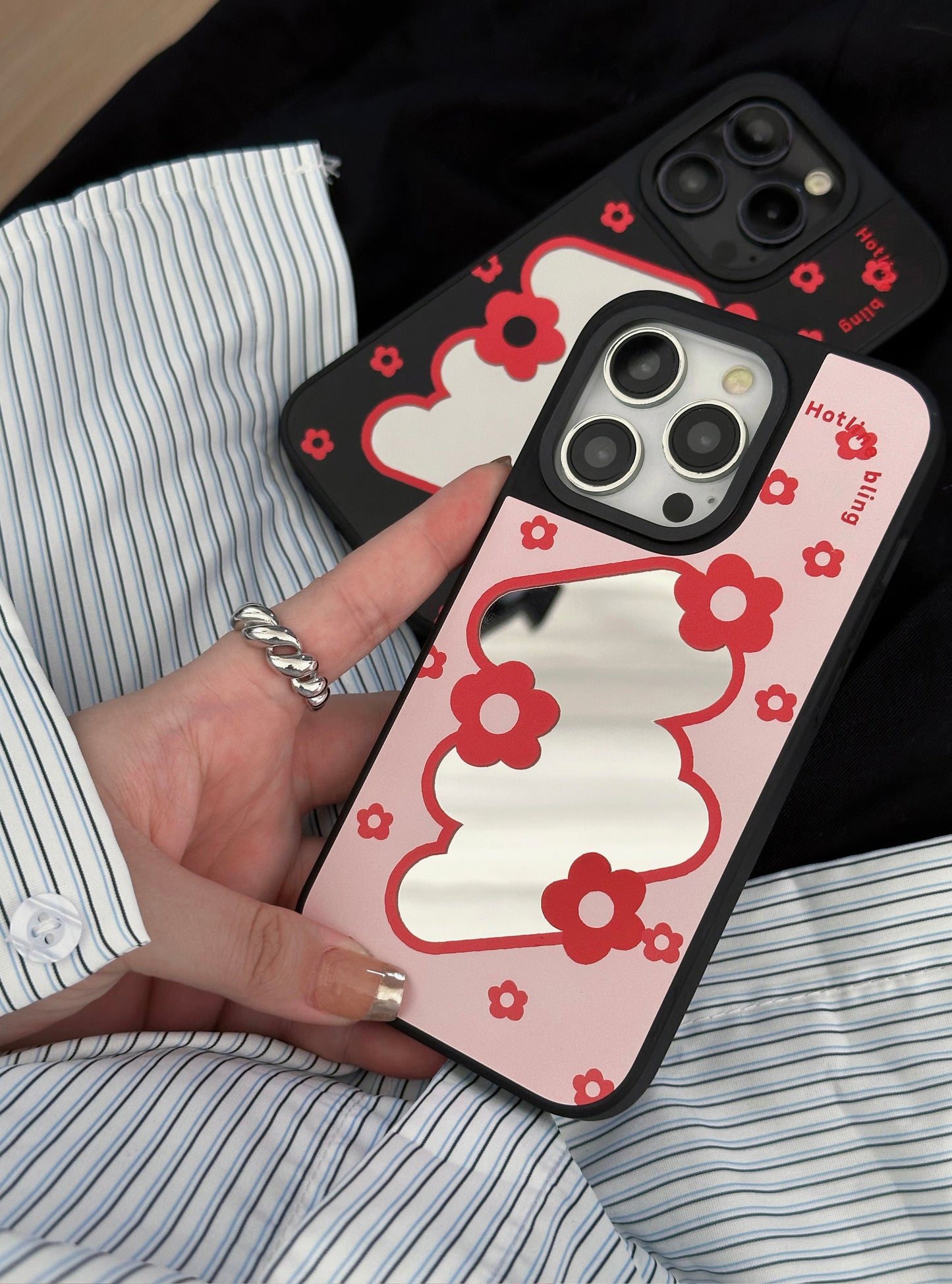 Flower Mirror Phone Case