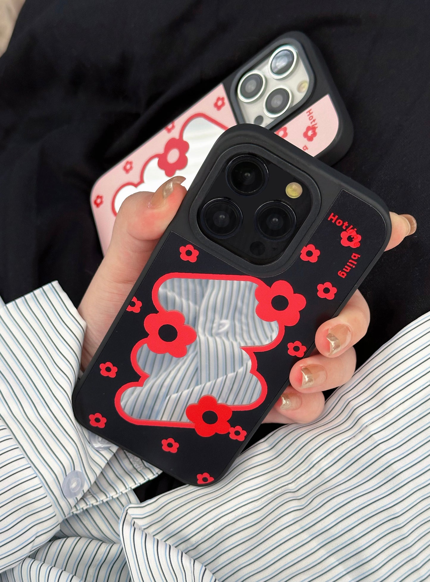 Flower Mirror Phone Case