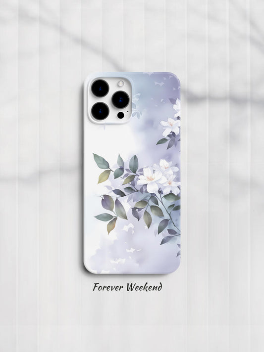 Flower Shadow Printed Phone Case