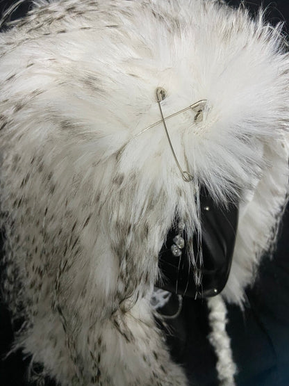 Fluffy Faux Fur Hood