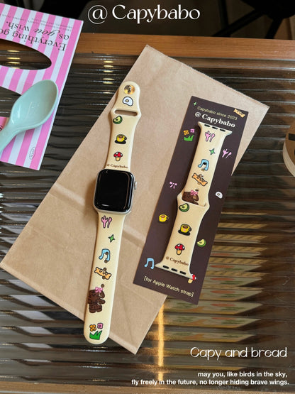 Forest Concert Cartoon Apple Watch Band