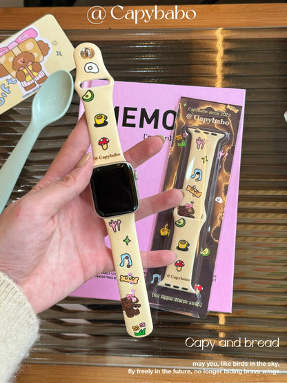 Forest Concert Cartoon Apple Watch Band