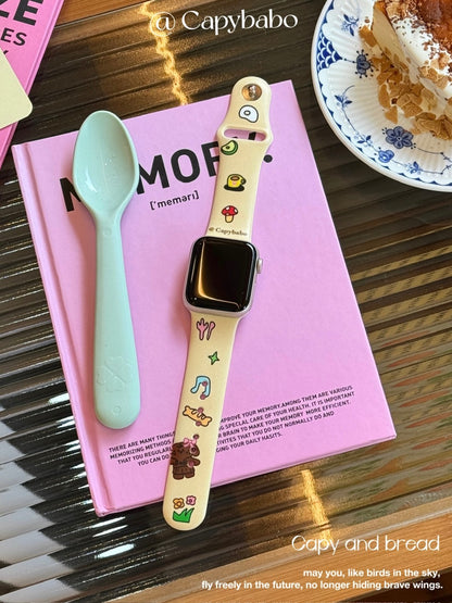 Forest Concert Cartoon Apple Watch Band