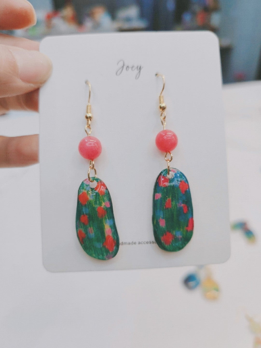 Forest Shrink Plastic Earrings