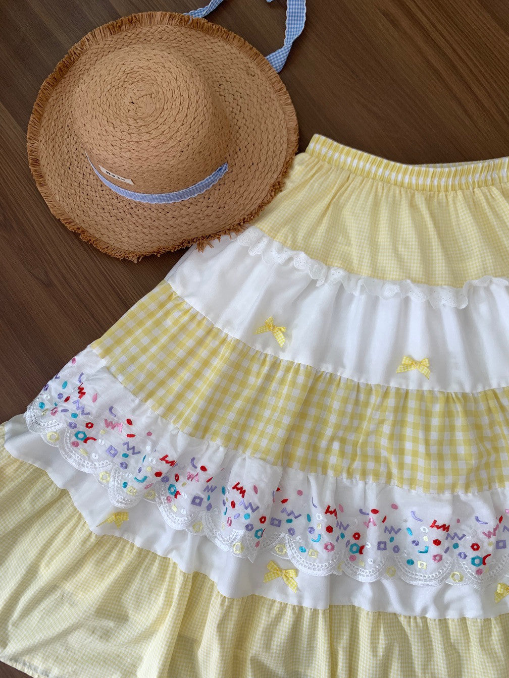 Françoise Cupcake Embroidered Skirt