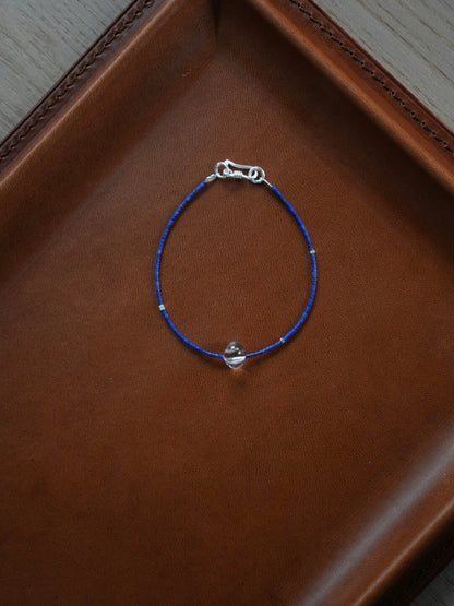 Freesia Lapis Lazuli Beaded Bracelet