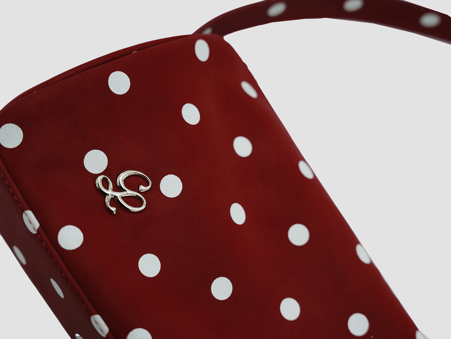 French Retro Polka Dot Soft Cylinder Shoulder Bag | Bag | Three Fleas