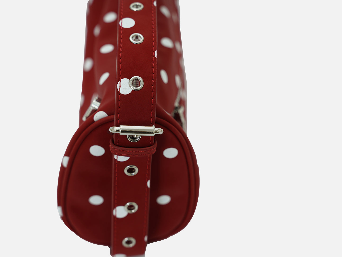 French Retro Polka Dot Soft Cylinder Shoulder Bag | Bag | Three Fleas