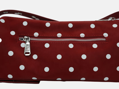 French Retro Polka Dot Soft Cylinder Shoulder Bag | Bag | Three Fleas