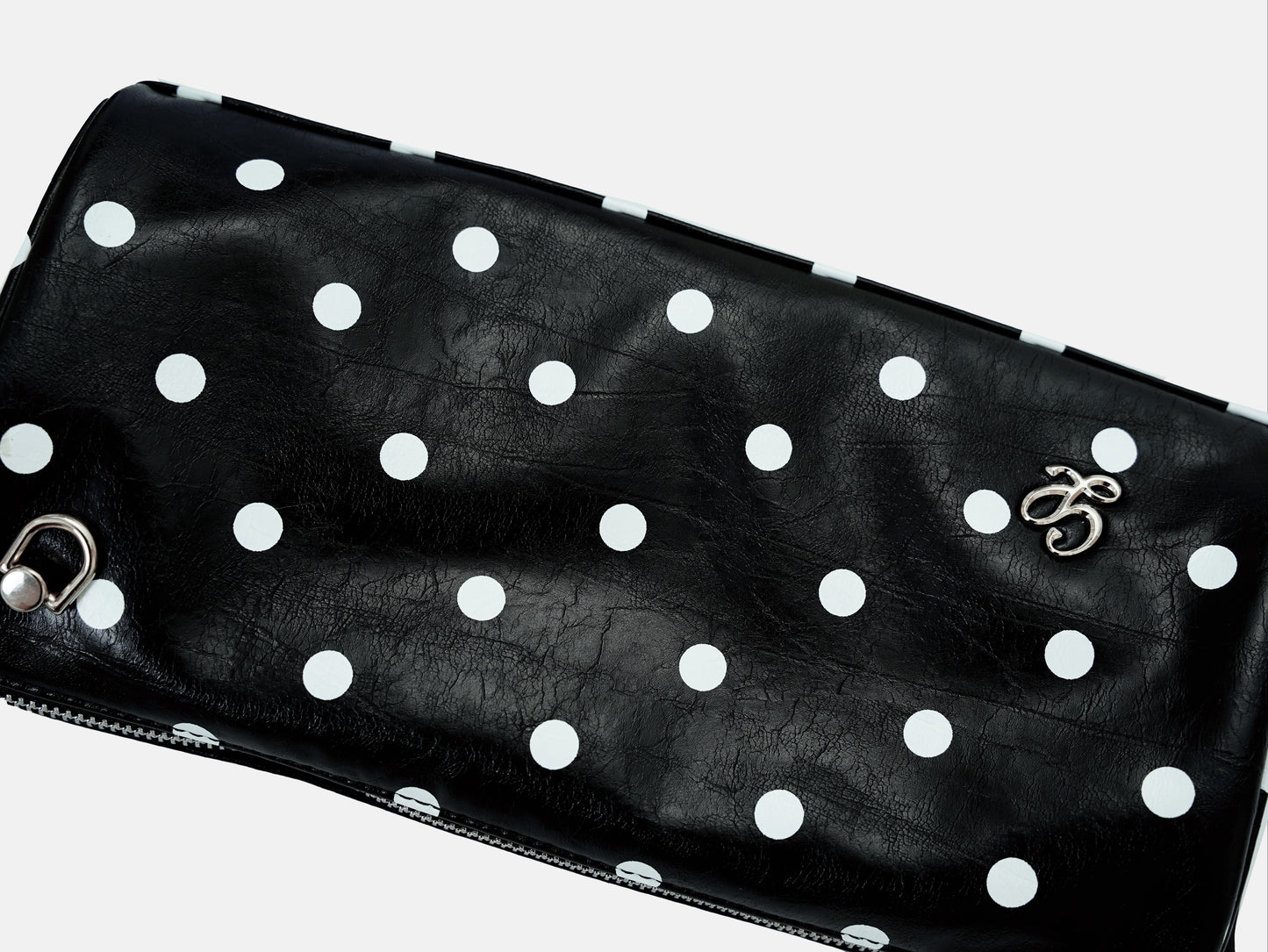French Retro Polka Dot Soft Cylinder Shoulder Bag | Bag | Three Fleas