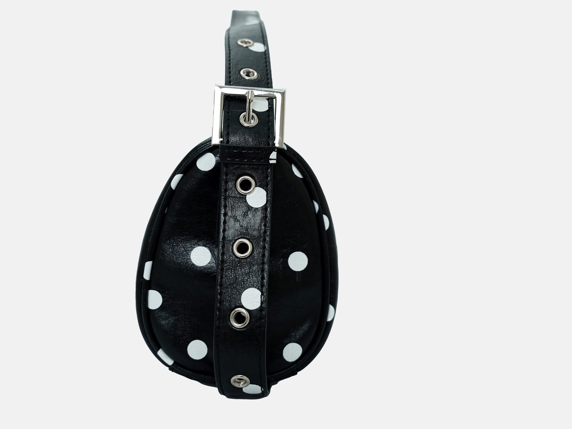 French Retro Polka Dot Soft Cylinder Shoulder Bag | Bag | Three Fleas