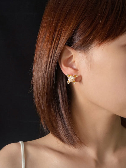 Freshwater Pearl Millet Bead Earrings