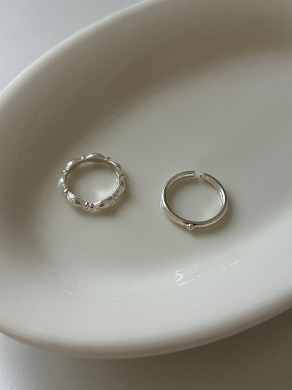 Fruit Silver Open Ring